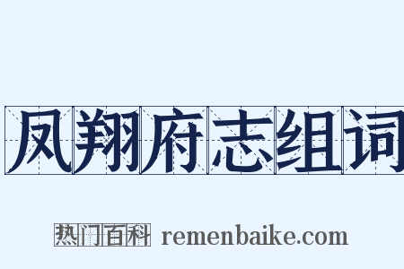 凤翔府志组词是什么意思的图片